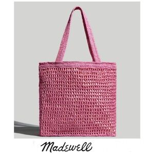 Madewell Rose Woven Tote